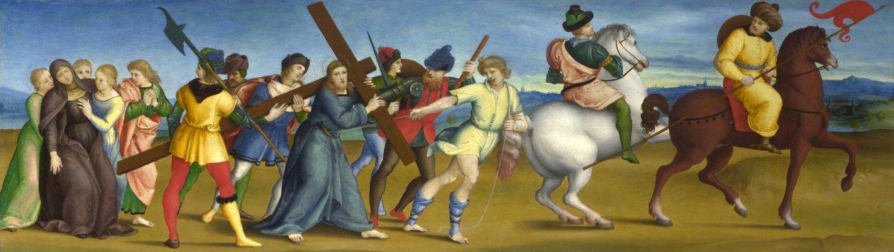 1504-1505年到Cal髅地的游行 作者 拉斐尔（Raffaello Sanzio Raphael）
