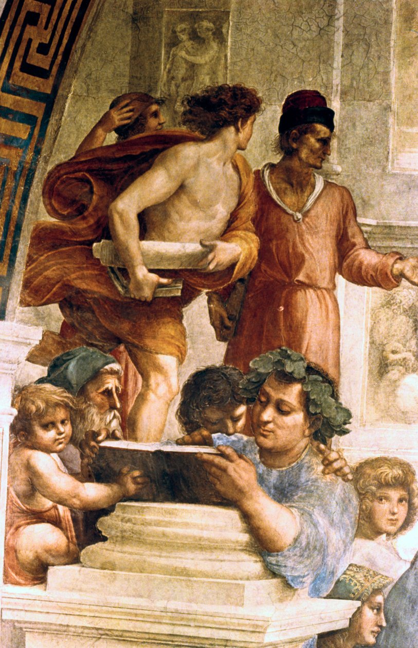 雅典学校，1509年 作者 拉斐尔（Raffaello Sanzio Raphael）