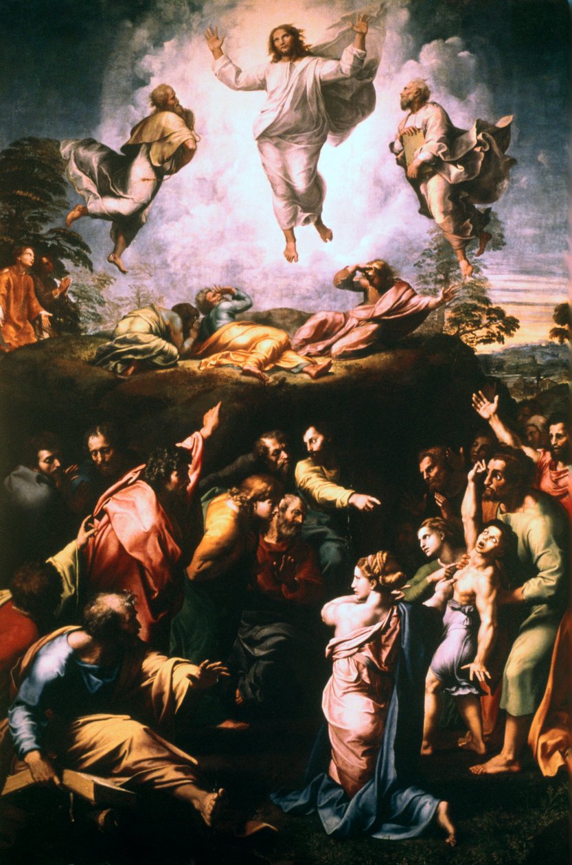 变形，c1519-1520 作者 拉斐尔（Raffaello Sanzio Raphael）