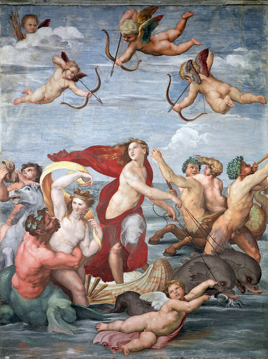 加拉太的胜利c。 1512 作者 拉斐尔（Raffaello Sanzio Raphael）