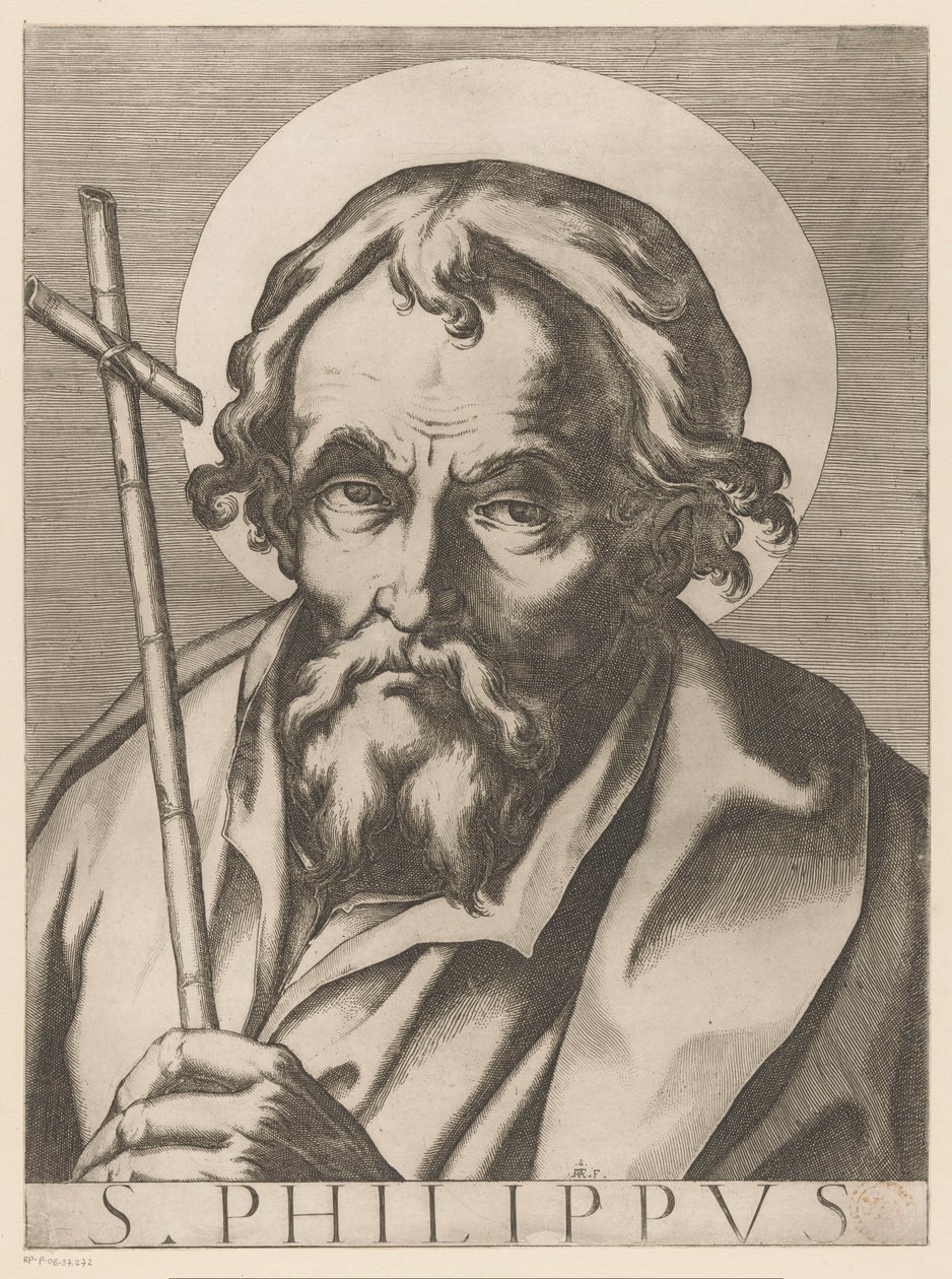 菲利浦斯万岁
S.菲利浦斯（物品上的标题）
Christus, Maria en de twaalf apostelen（系列标题）
Il sacrato collegio apostolico（系列标题） 作者 拉斐尔（Raffaello Schiaminossi）
