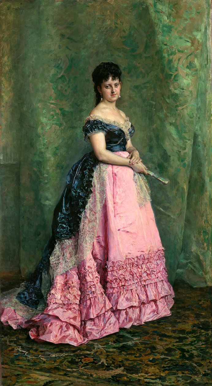 来自Errazun的Manuela 作者 Raimundo de Madrazo y Garreta