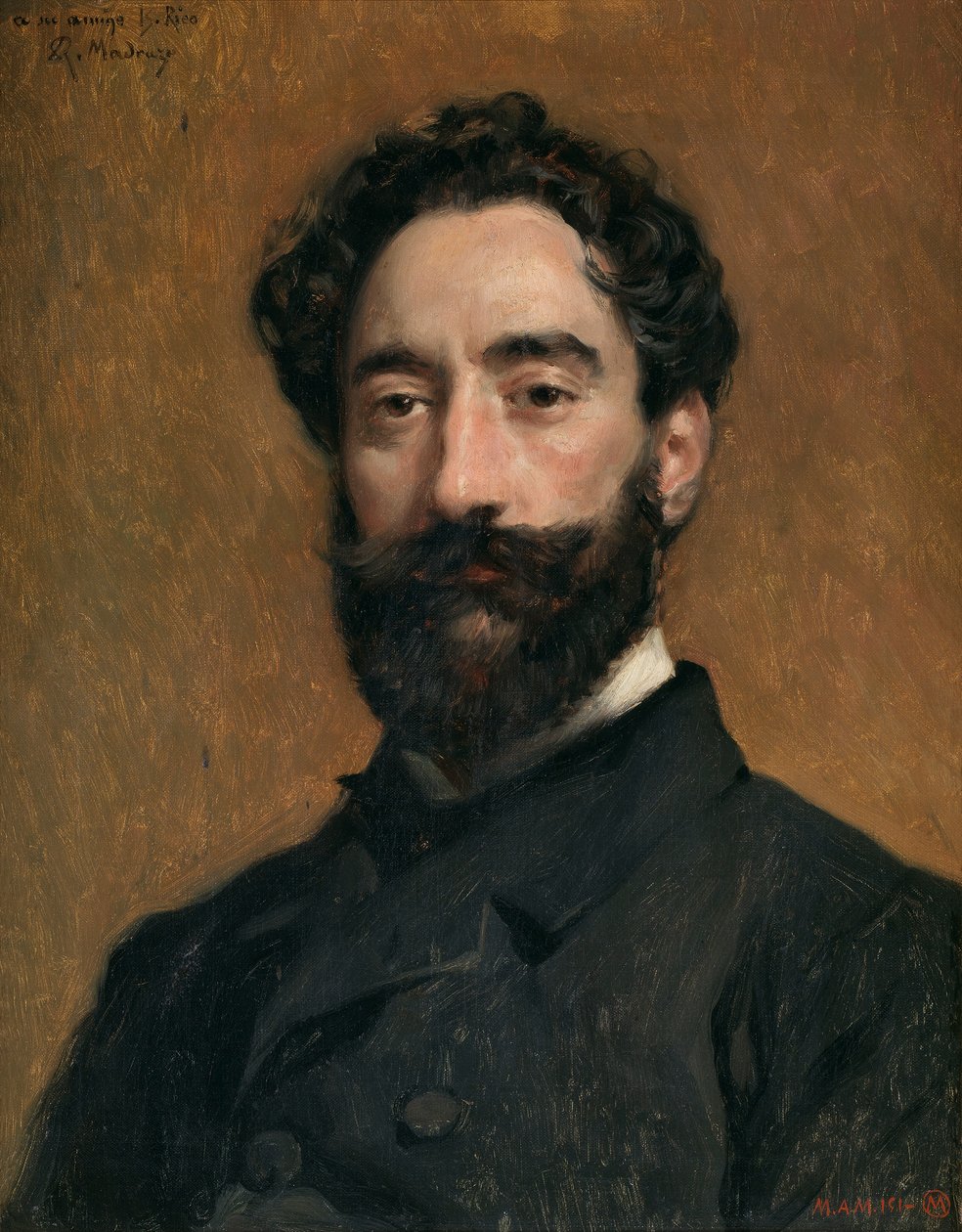 录音机Bernardo Rico 作者 Raimundo de Madrazo y Garreta