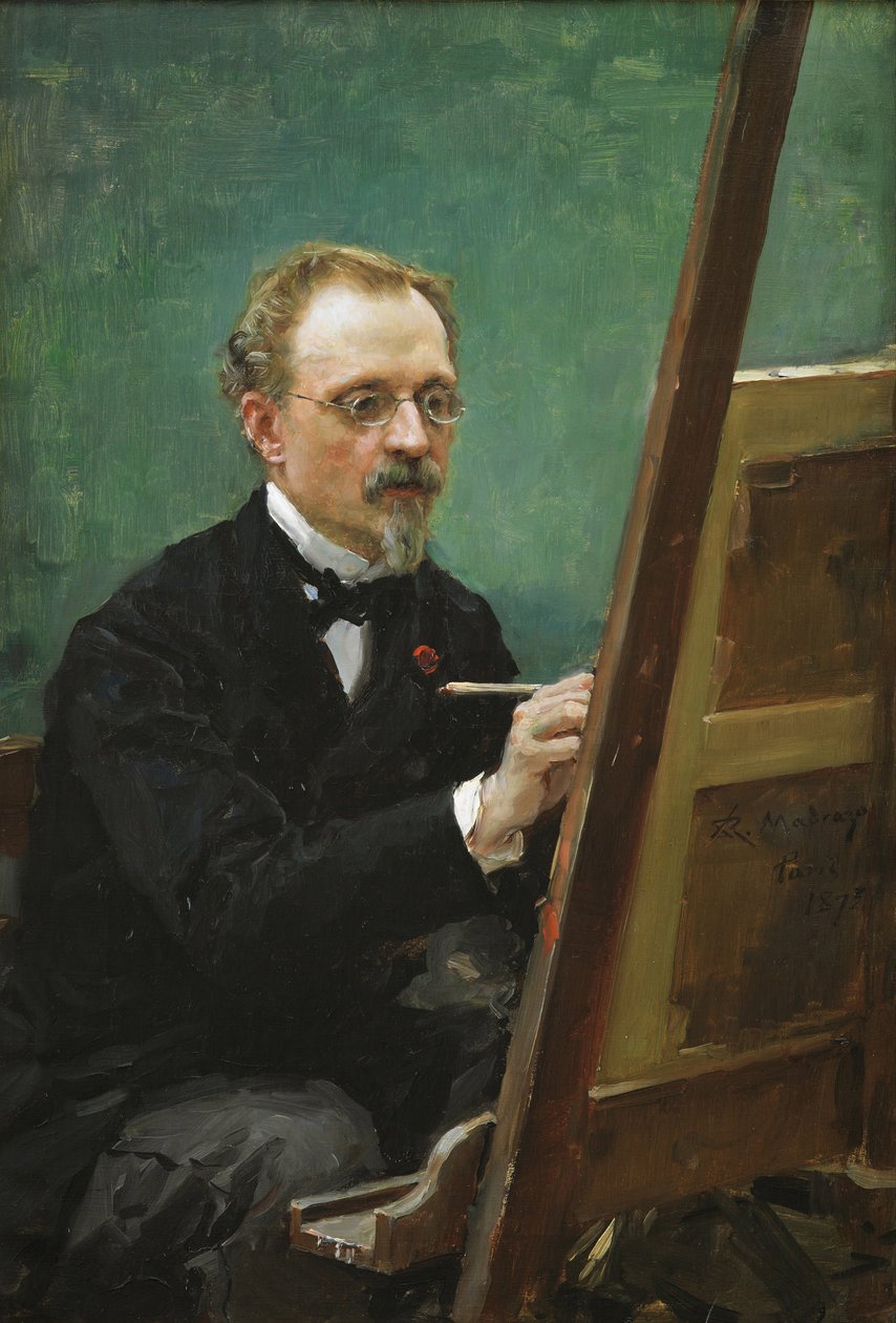 费德里科·德·马拉佐的画像，1875年 作者 Raimundo de Madrazo y Garreta