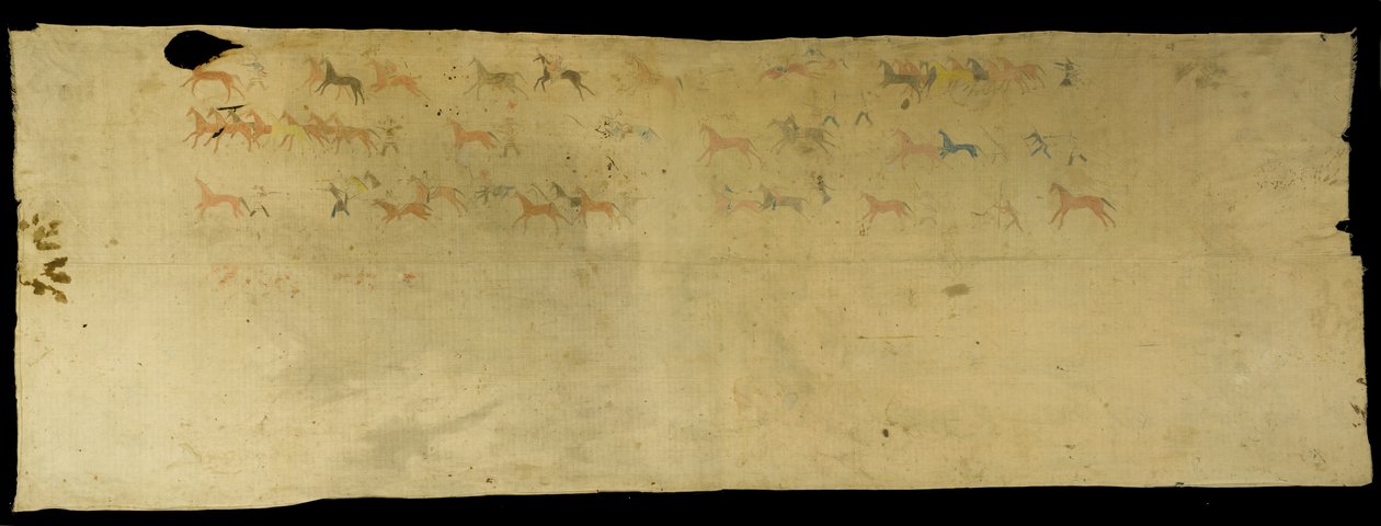 战争表，1850-89（棉花，颜料，蜡笔和铅笔） 作者 脸上的雨脸上的雨