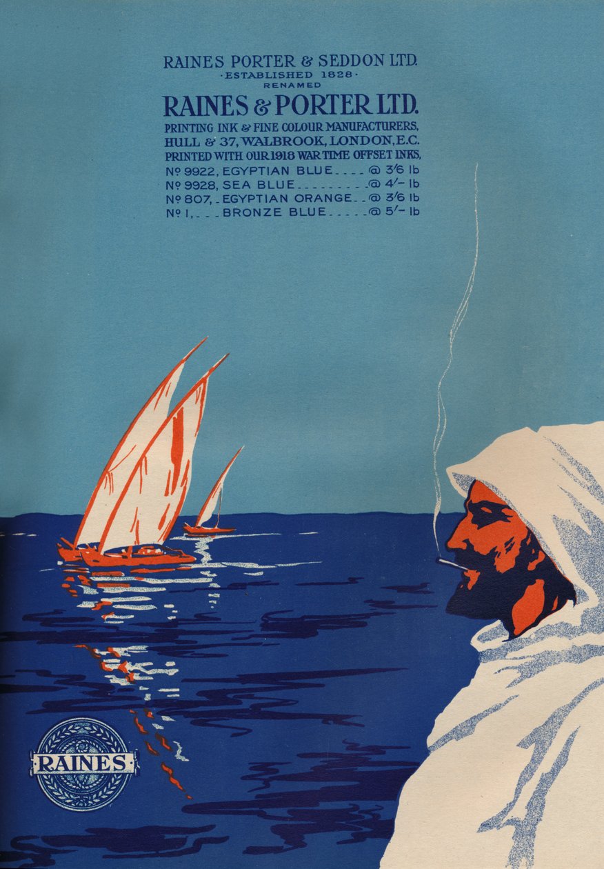 Raines & Porter有限公司。广告"，1919年 作者 雷恩斯和波特