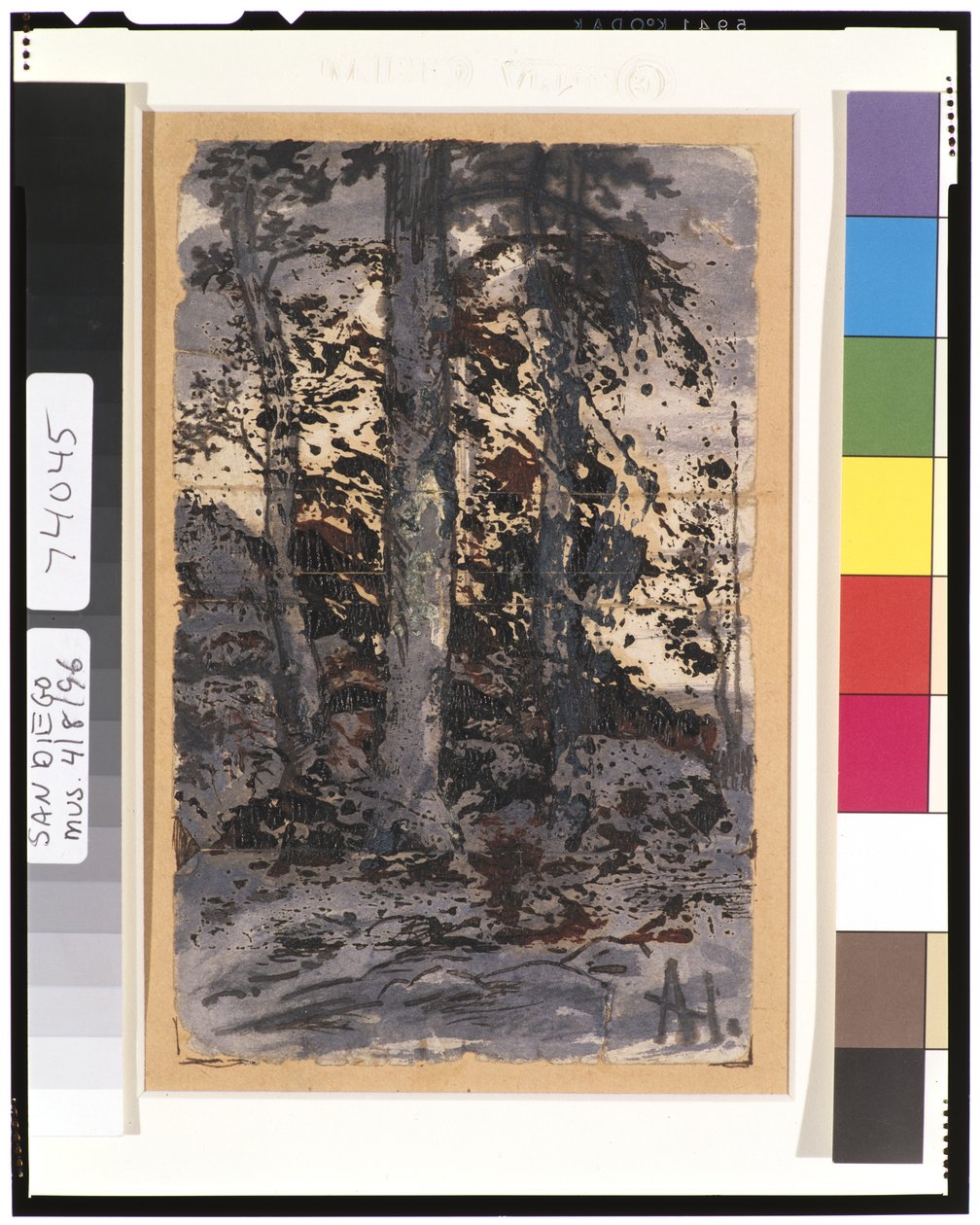冬季景观，1901-15 作者 拉尔夫·阿尔伯特·布莱克洛克