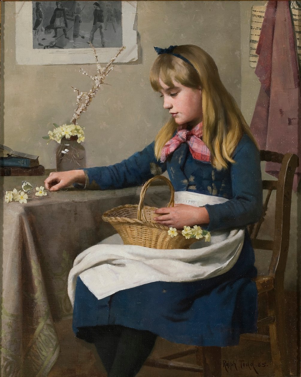 报春花日，1885年 作者 拉尔夫·托德（Ralph Todd）