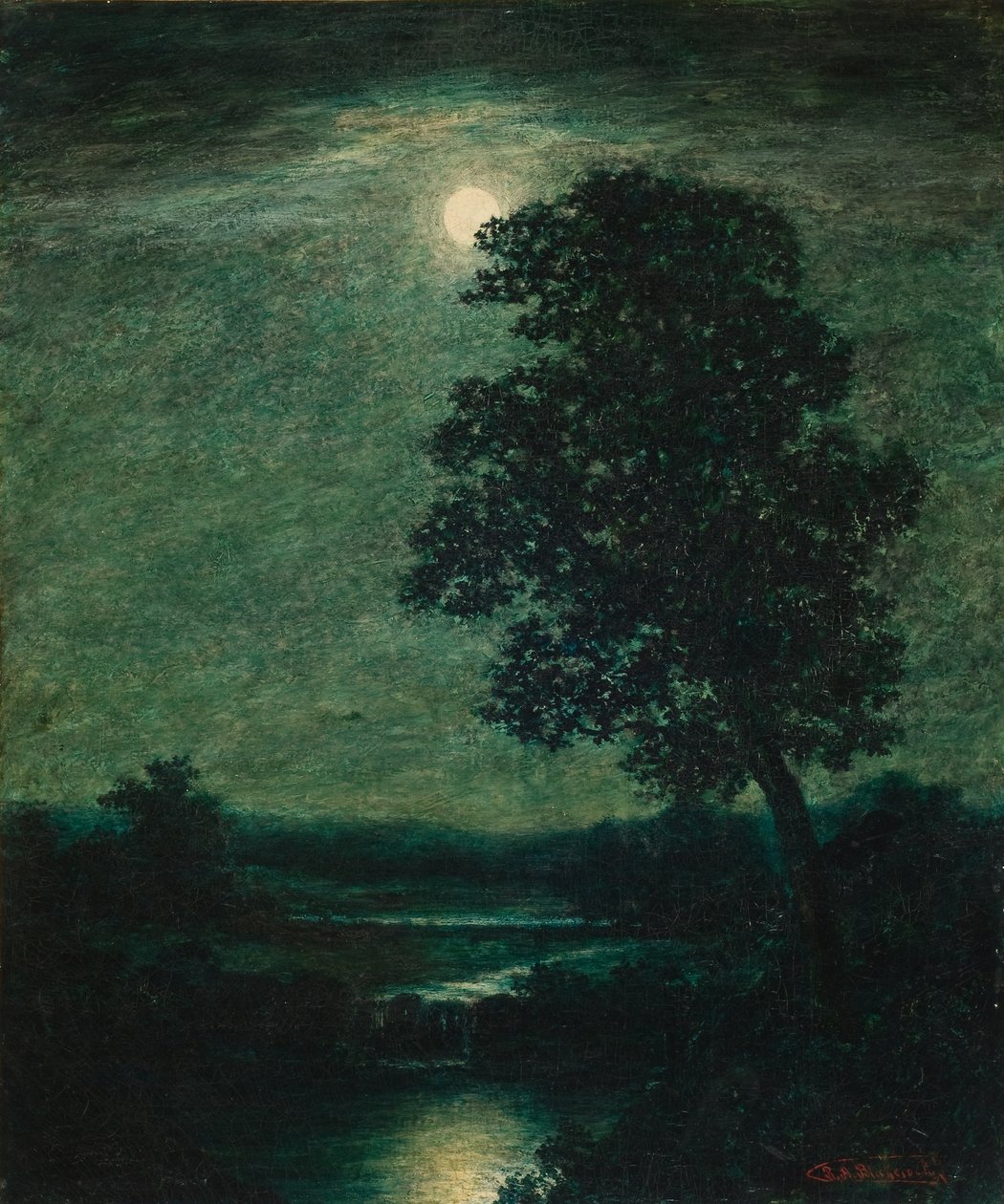 月光 1883（布面油画） 作者 拉尔夫·阿尔伯特·布莱克洛克