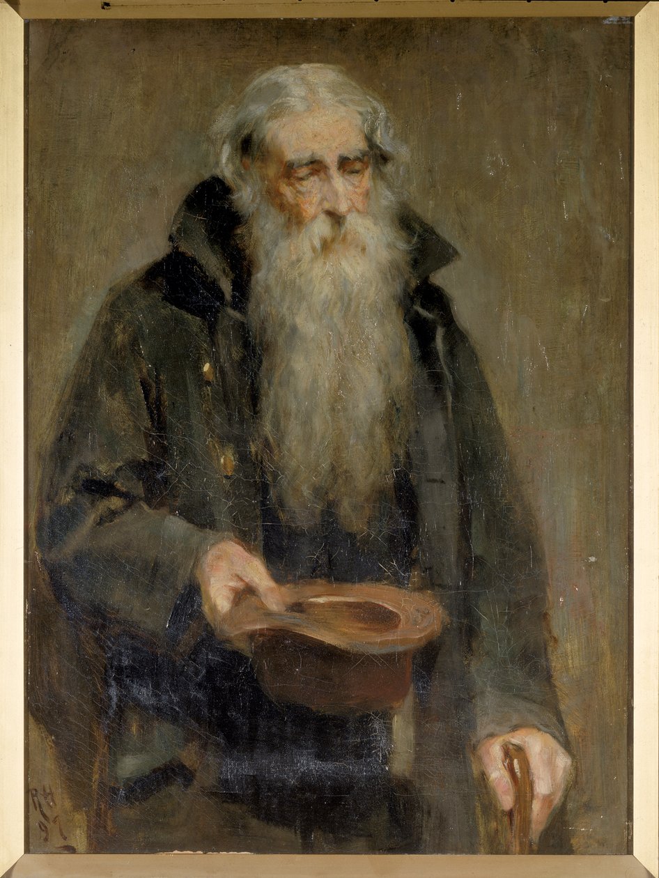 盲人乞丐，1897年 作者 拉尔夫·赫德利