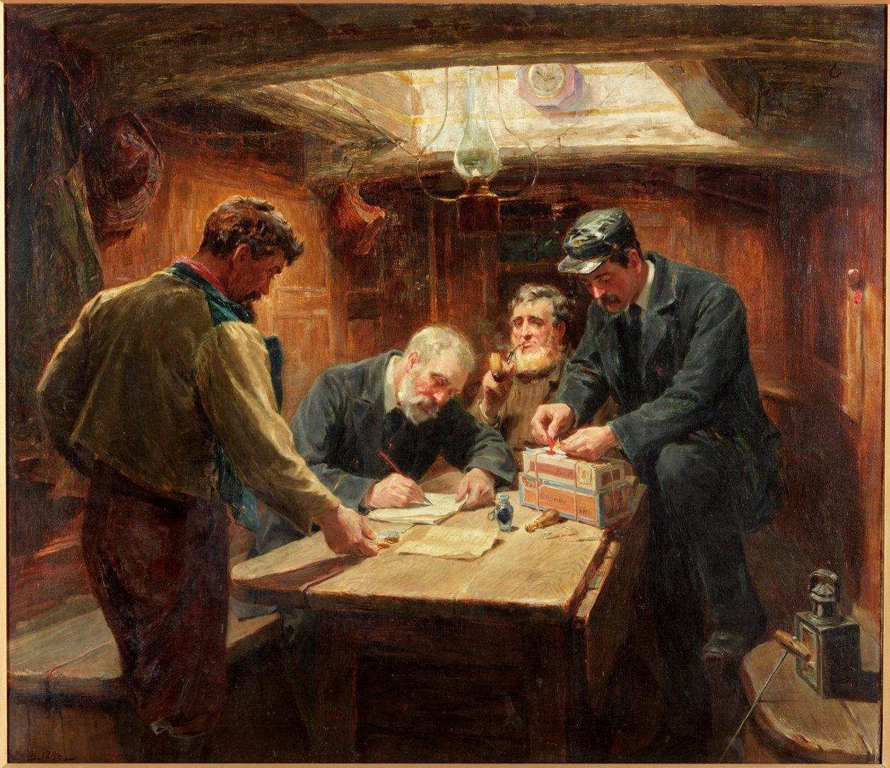 1896年支付的税款 作者 拉尔夫·赫德利