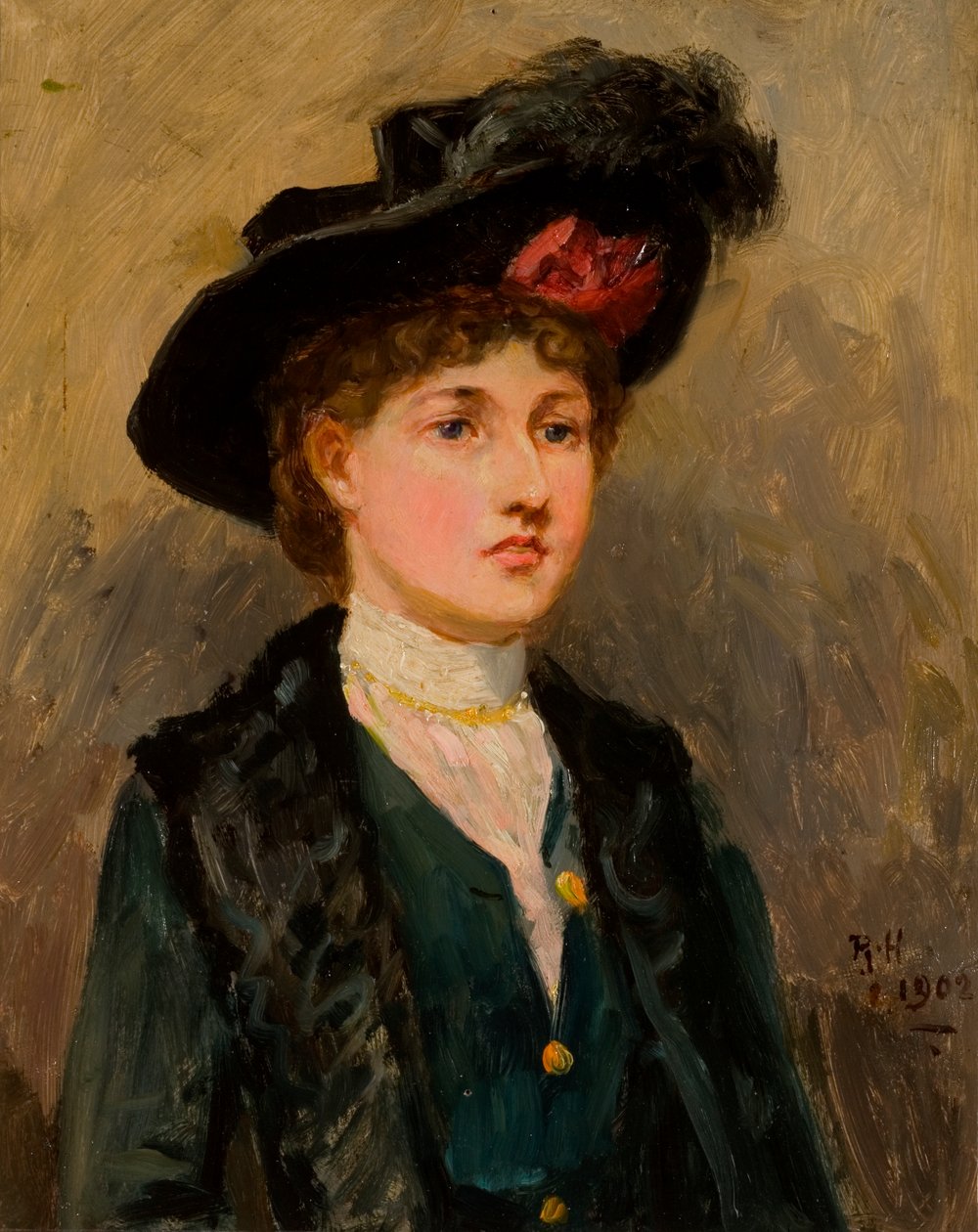 Elsie Wright，1902年 作者 拉尔夫·赫德利