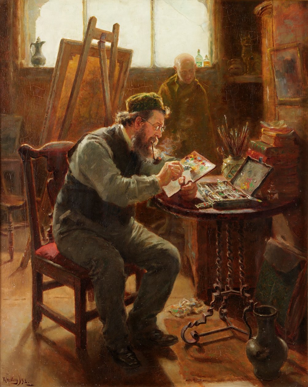 斯蒂芬布朗洛的肖像，1892年 作者 拉尔夫·赫德利