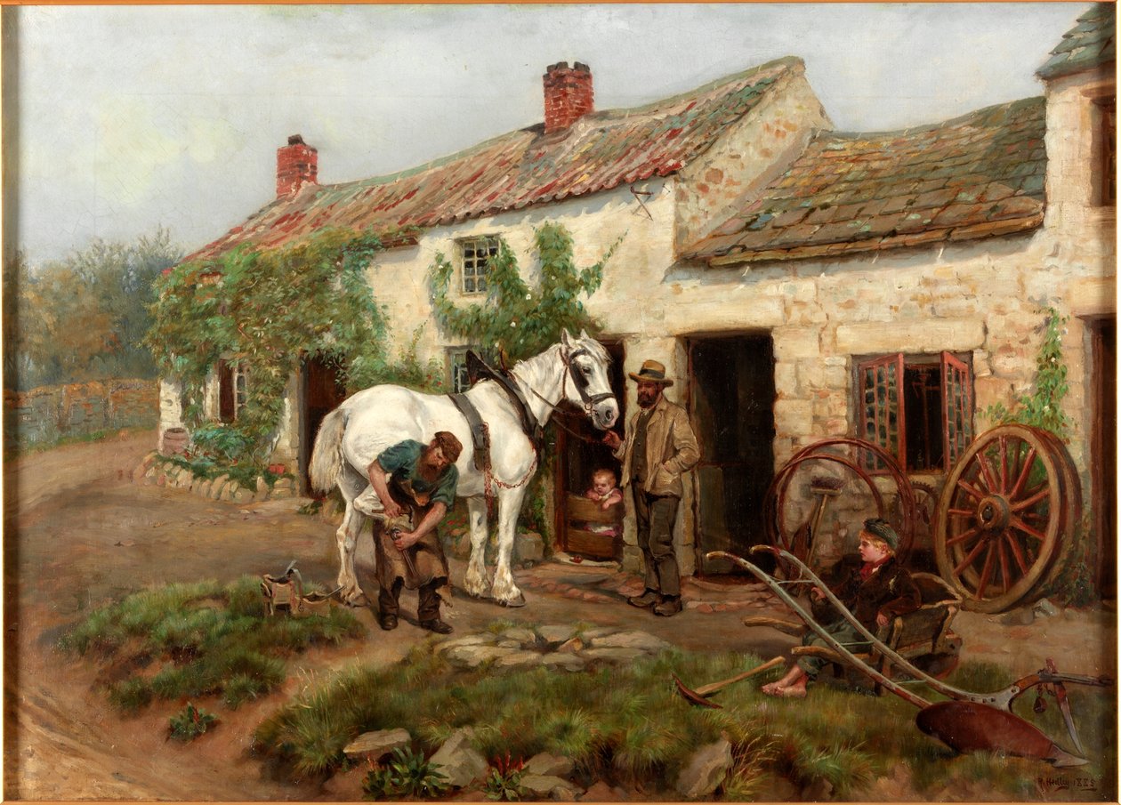 史密斯，赫克瑟姆桥，1885年 作者 拉尔夫·赫德利