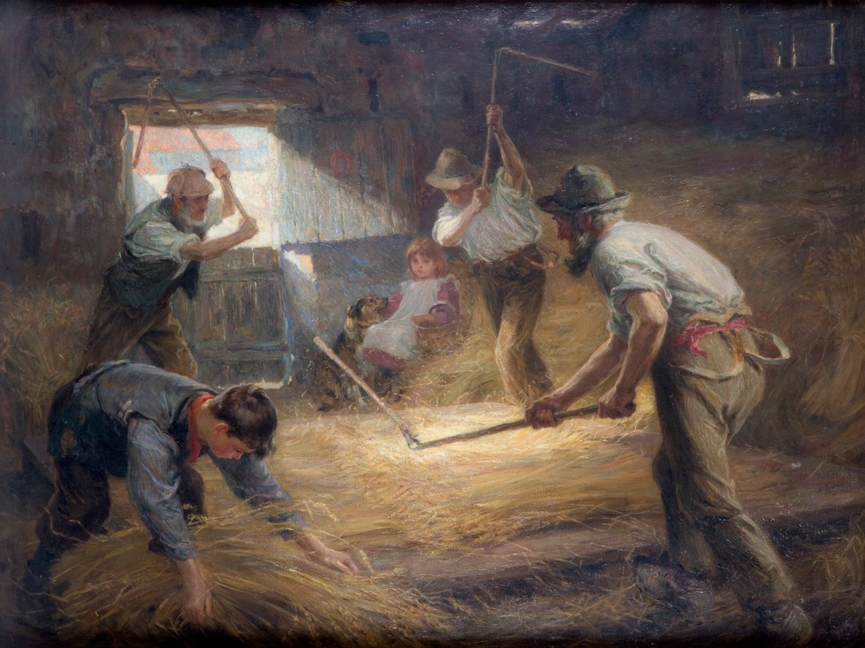 The Threshing Floor，c.1898 作者 拉尔夫·赫德利