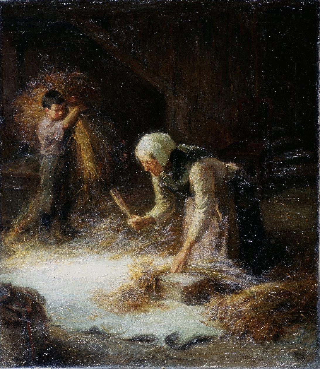 打谷Gleanings，1899年 作者 拉尔夫·赫德利