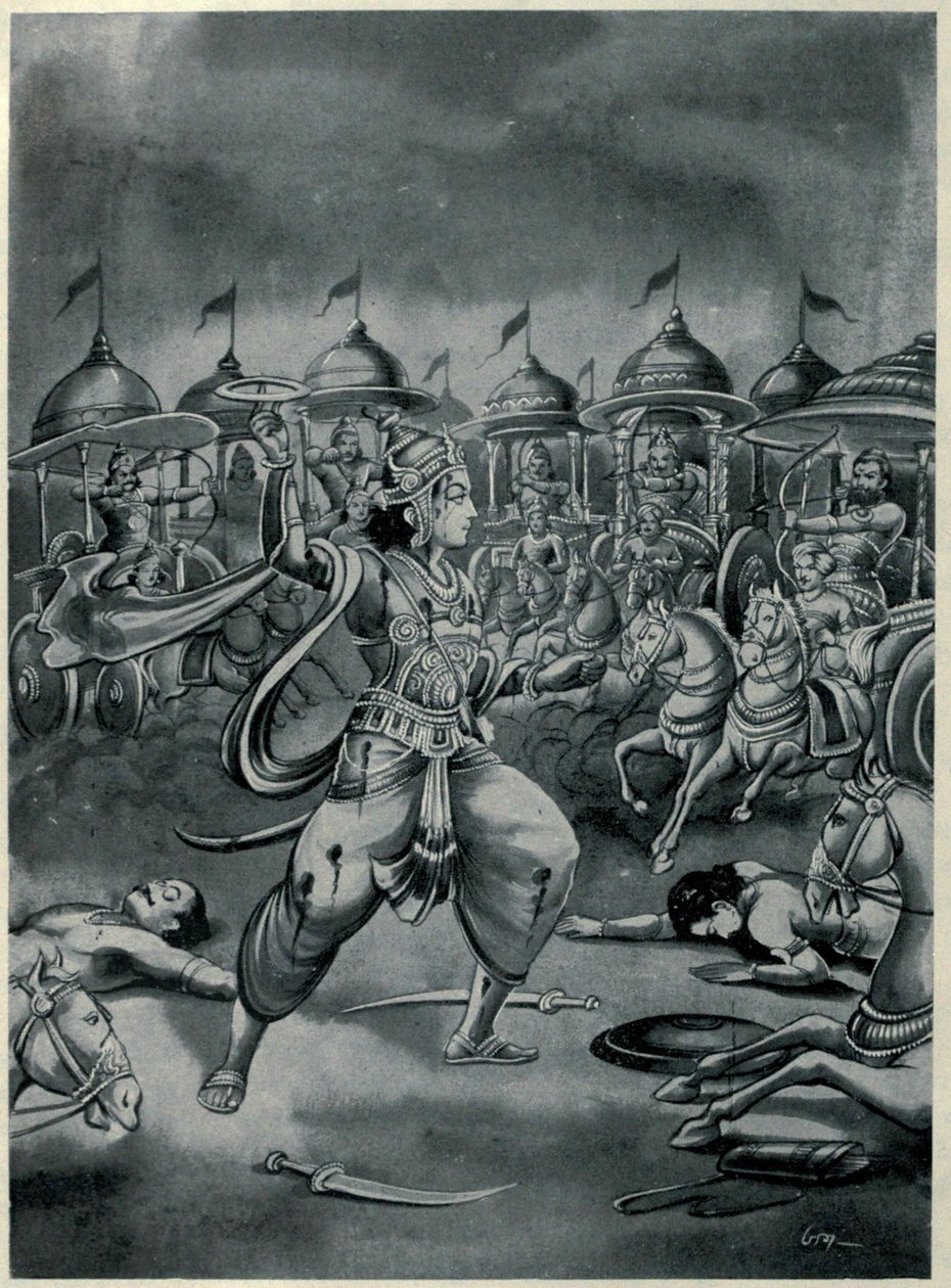 Abhimanyu独自在Chakravyuha作战 作者 Ramanarayanadatta astri