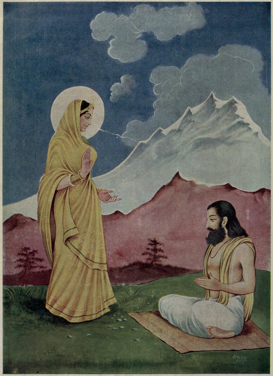 Gayatri女神出现在Kaushika rishi之前 作者 Ramanarayanadatta astri