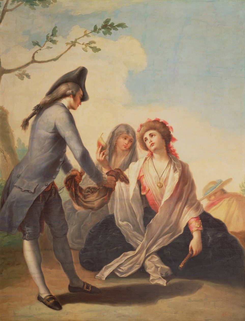 乡村礼物。 c.1778 作者 拉蒙·巴约·苏比亚斯