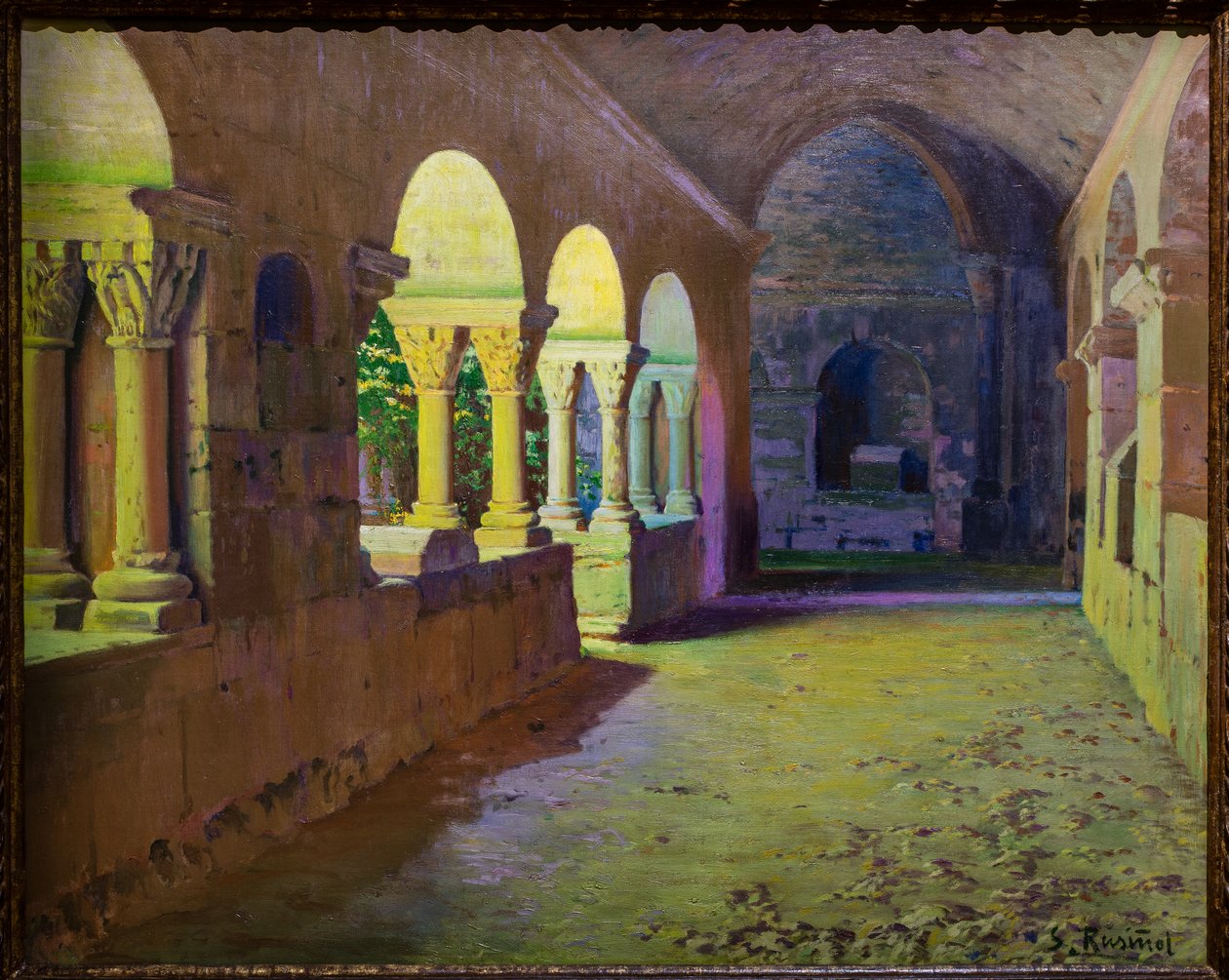 圣贝内特德巴格回廊 作者 拉蒙和鲁西诺·圣地亚哥（1861-1932）卡萨斯