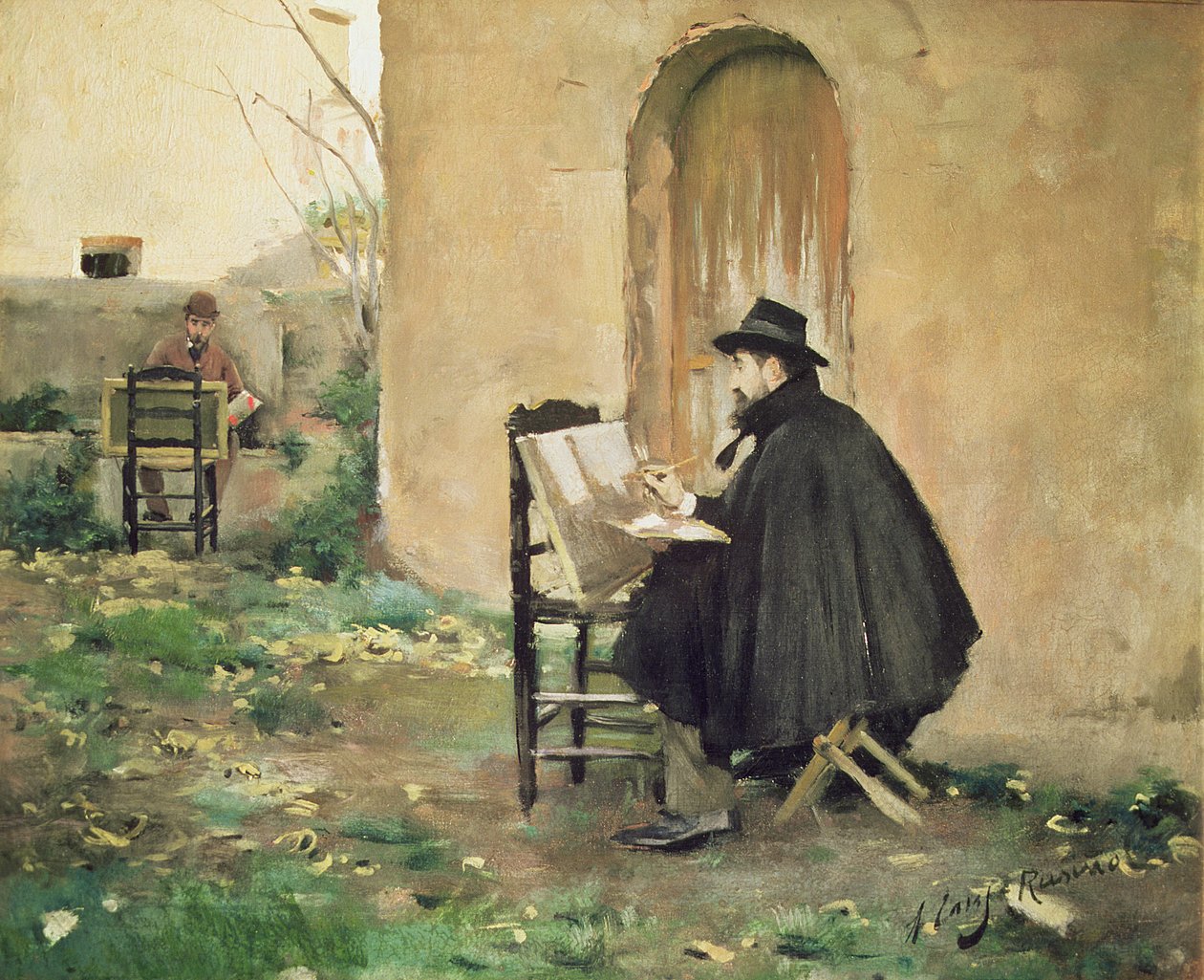 鲁西诺尔和卡萨斯的绘画 作者 拉蒙和鲁西诺圣地亚哥 (1861 1932) 卡萨斯
