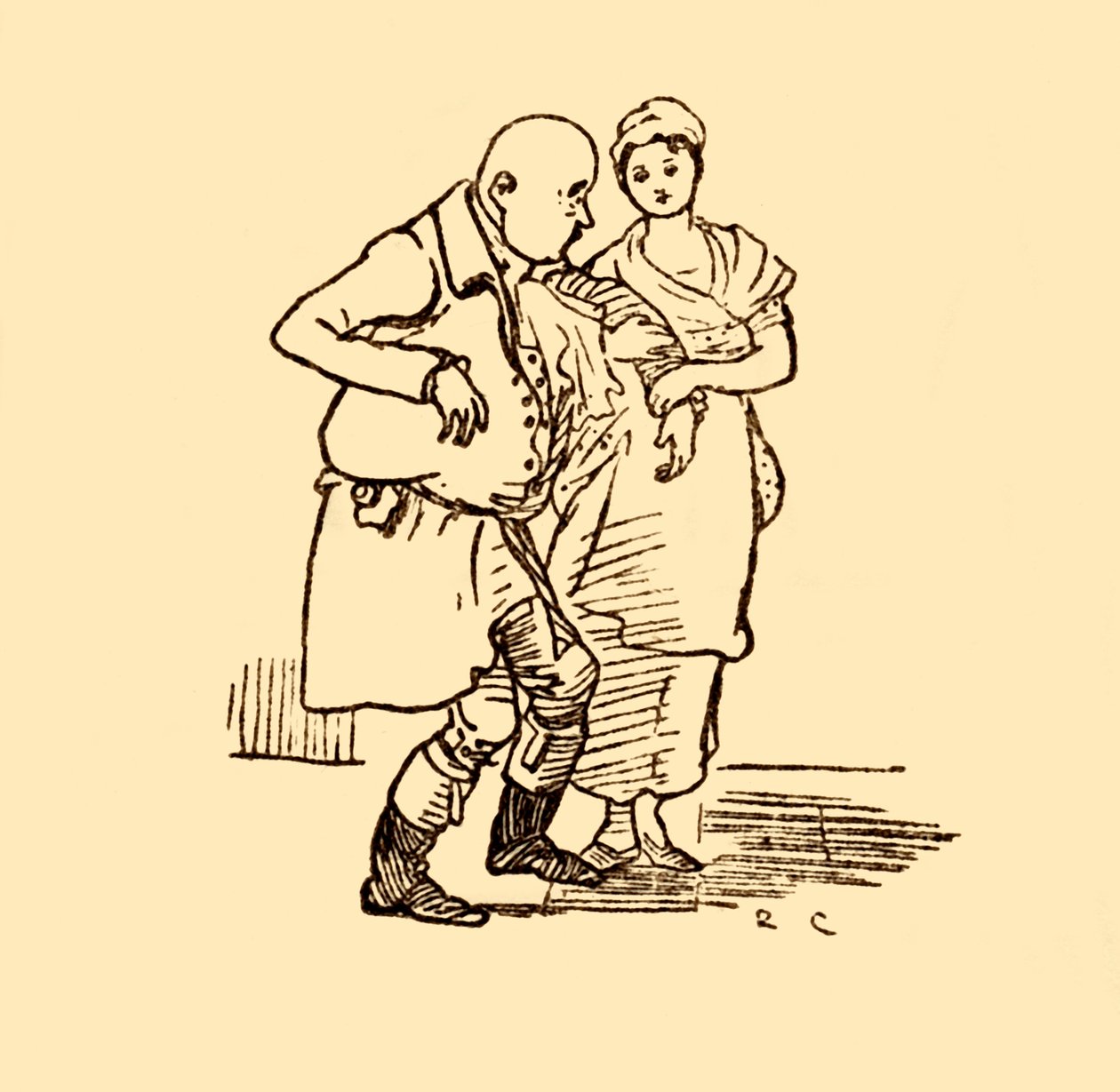 约翰·吉尔平（John Gilpin）再次出现，无帽子又无头，1878年，c1918。 作者 伦道夫·卡尔德科特