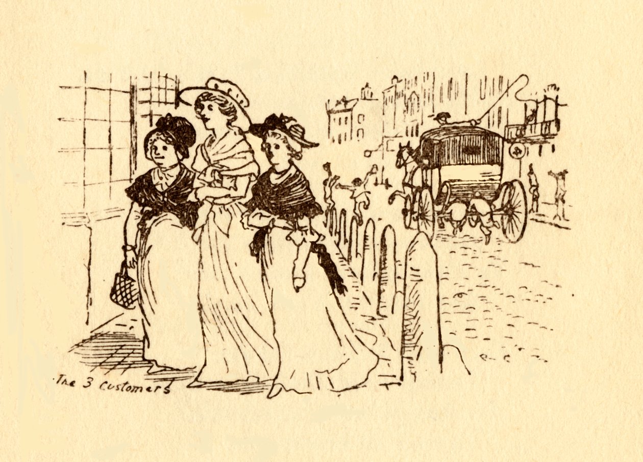 3位客户，1878年，c1918。 作者 伦道夫·卡尔德科特