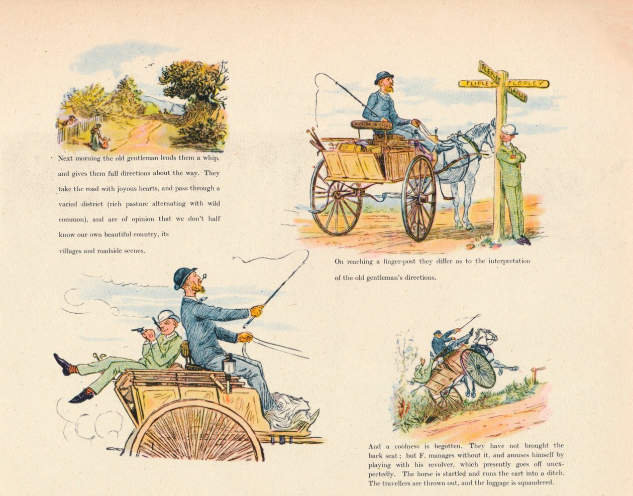 狗推车的奇异冒险，1888年，1946年 作者 伦道夫·卡尔德科特