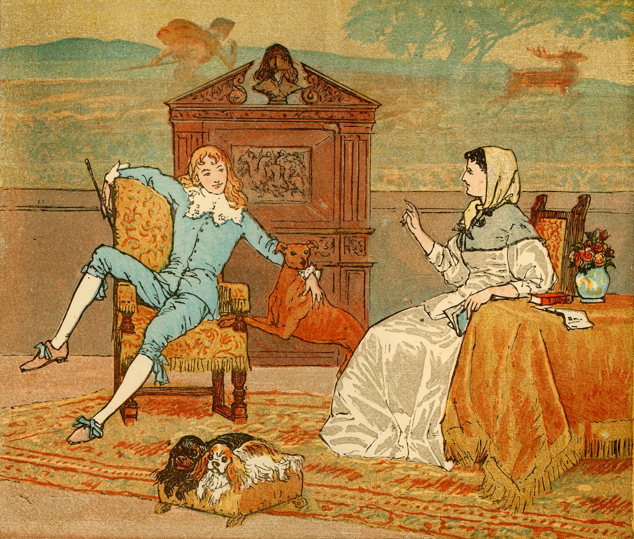 ...您必须寻找一位有财富的妻子！，c1880，1888年。 作者 伦道夫·卡尔德科特
