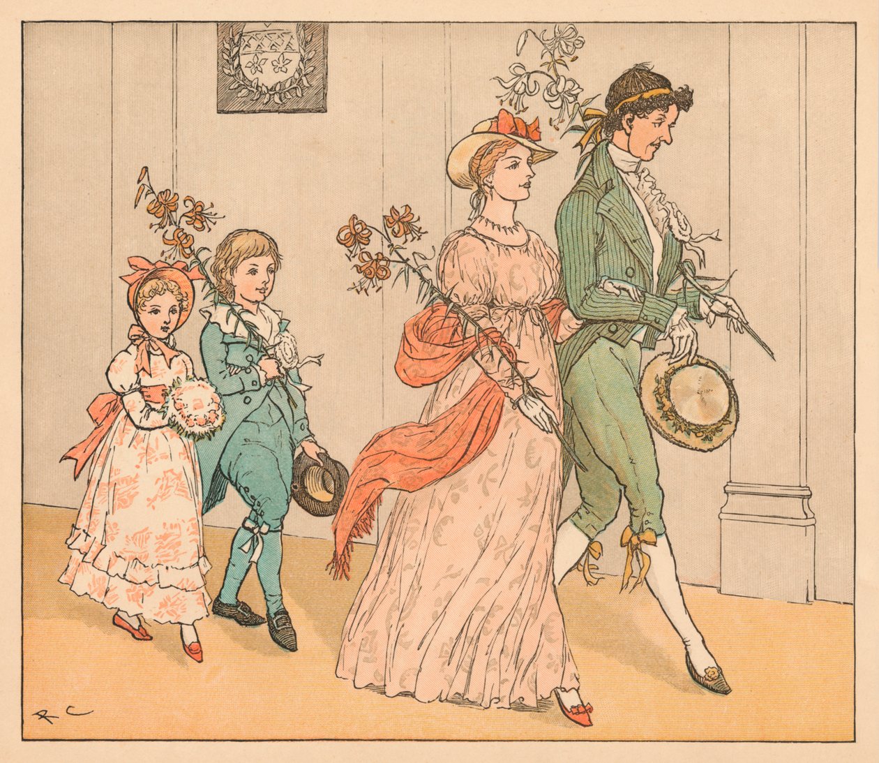 ……Pinnnnies，Joblillies和Garyulies……，c1885，1934年。 作者 伦道夫·卡尔德科特