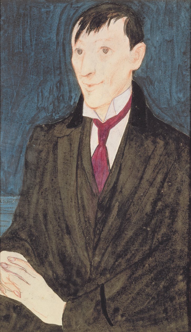 J.D. Innes 肖像（1887-1914）（混合媒材） 作者 伦道夫·施瓦贝