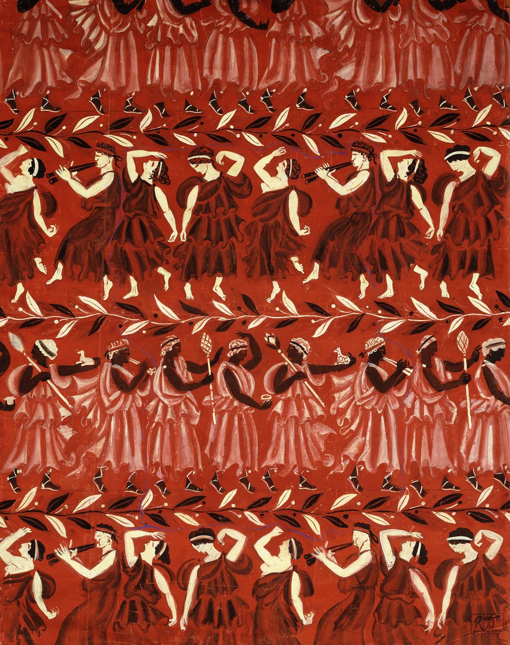希腊游行; La Procession Grecque 作者 拉乌尔·杜菲