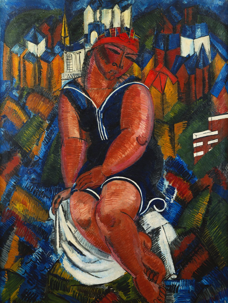 大浴女；Le Grande Baigneuse 作者 拉乌尔·杜菲