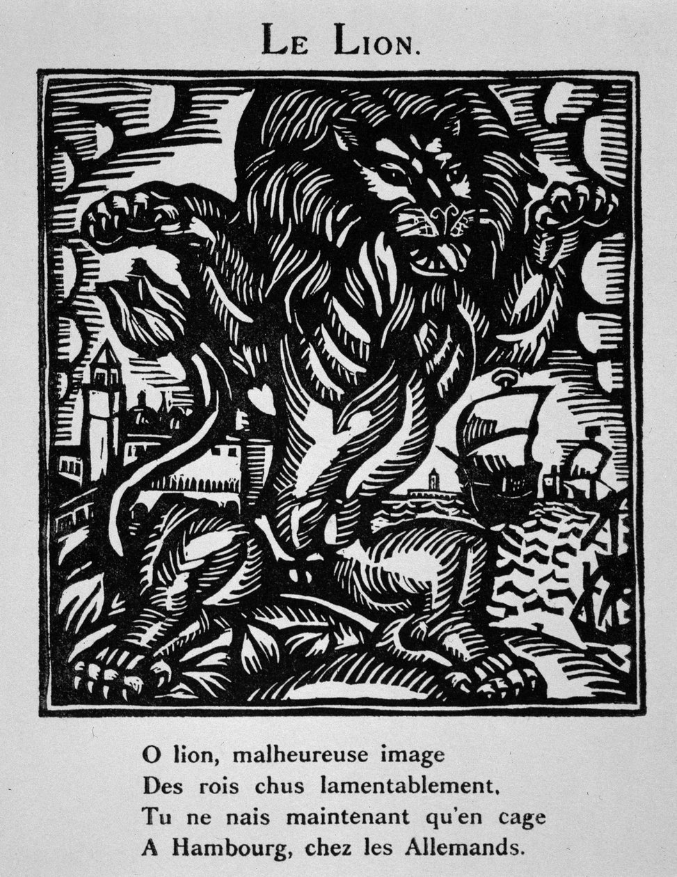 狮子--《Le Bestiaire ou cortège d