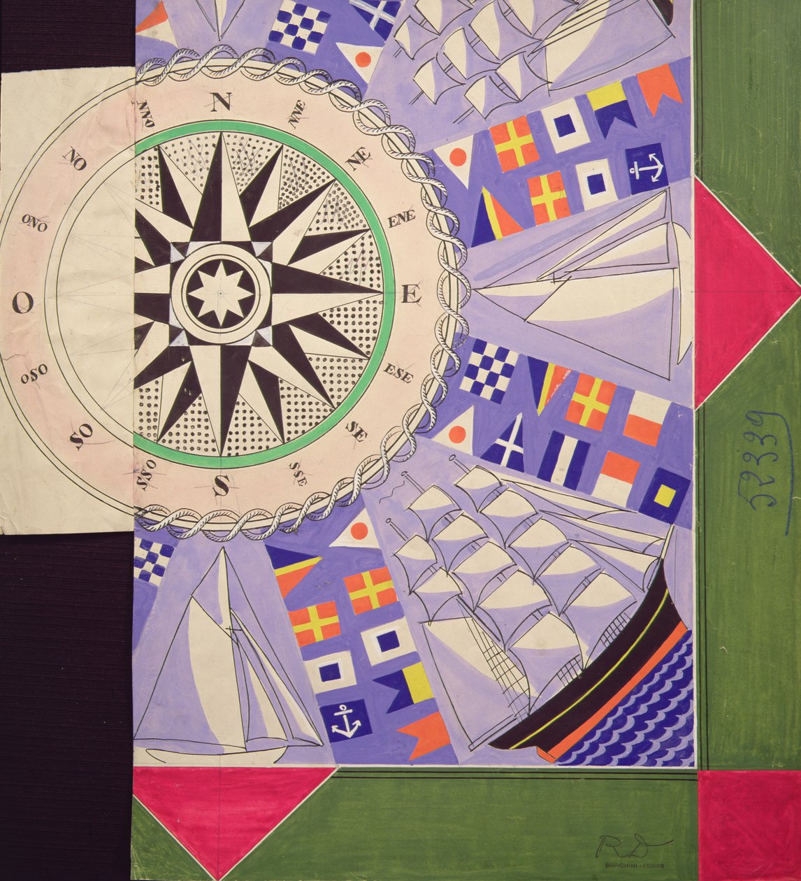 水手的手帕（水粉画） 作者 拉乌尔·杜菲