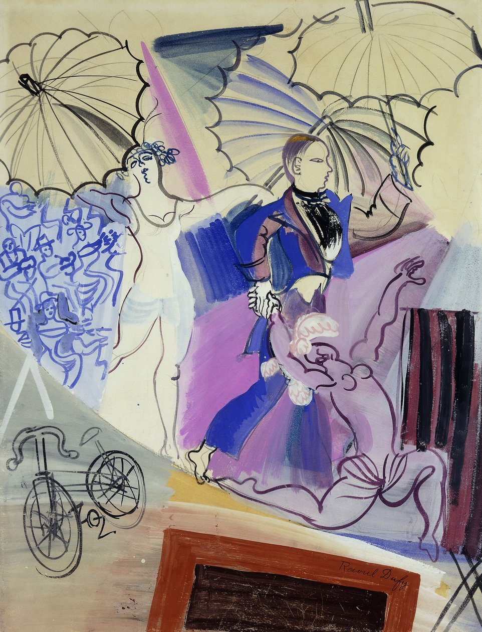 走钢丝的人; Les Equilibristes 作者 拉乌尔·杜菲