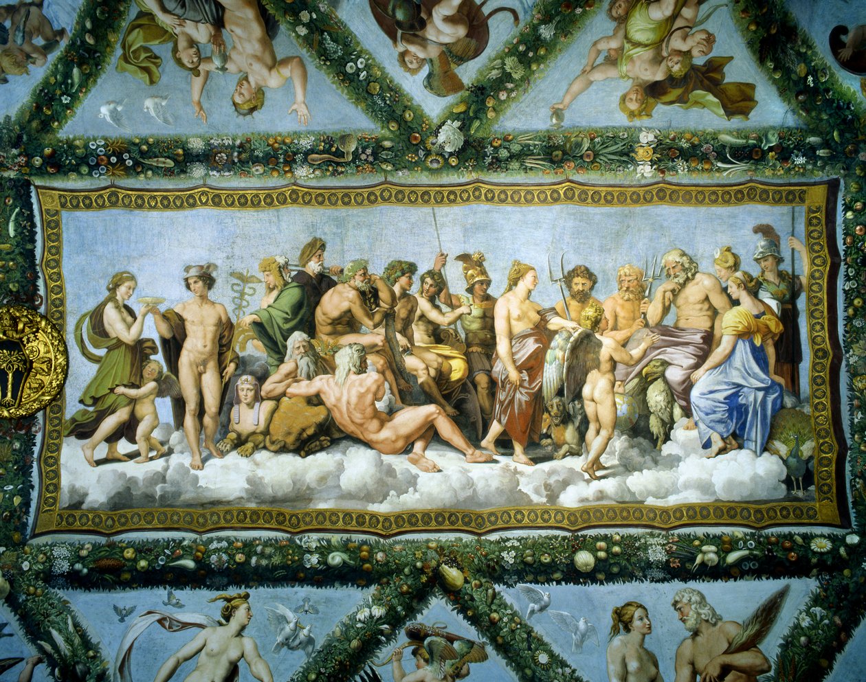 众神委员会，1517-18 作者 拉斐尔（Raffaello Sanzio Raphael）