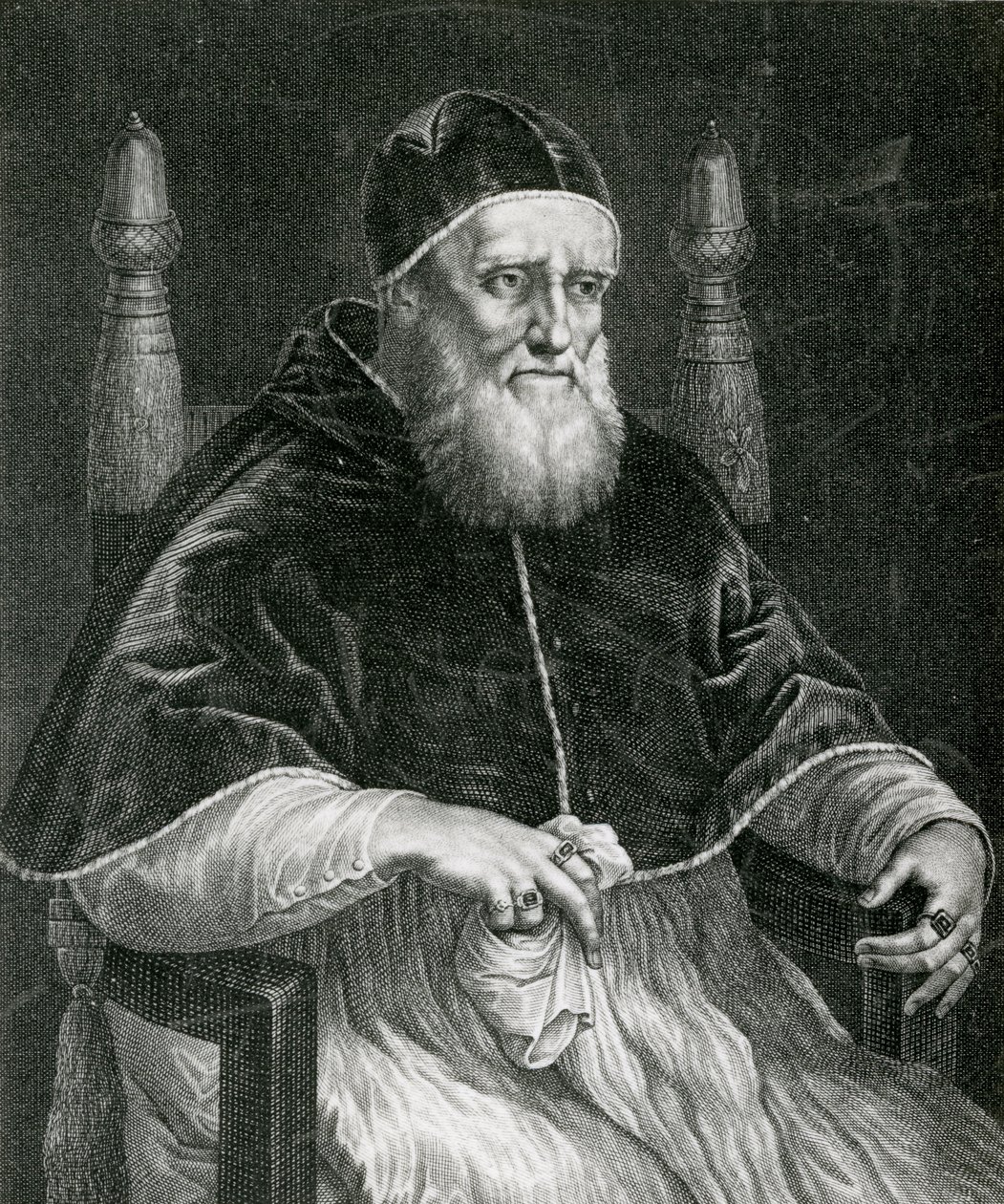 教皇朱利叶斯二世（1443-1513） 作者 拉斐尔（Raffaello Sanzio Raphael）
