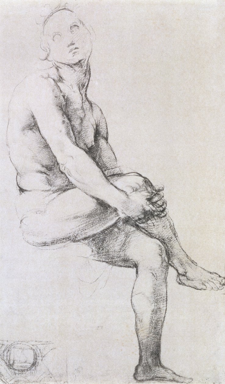 亚当研究&39;Disputa&39;，c.1510（粉笔） 作者 拉斐尔（Raffaello Sanzio Raphael）