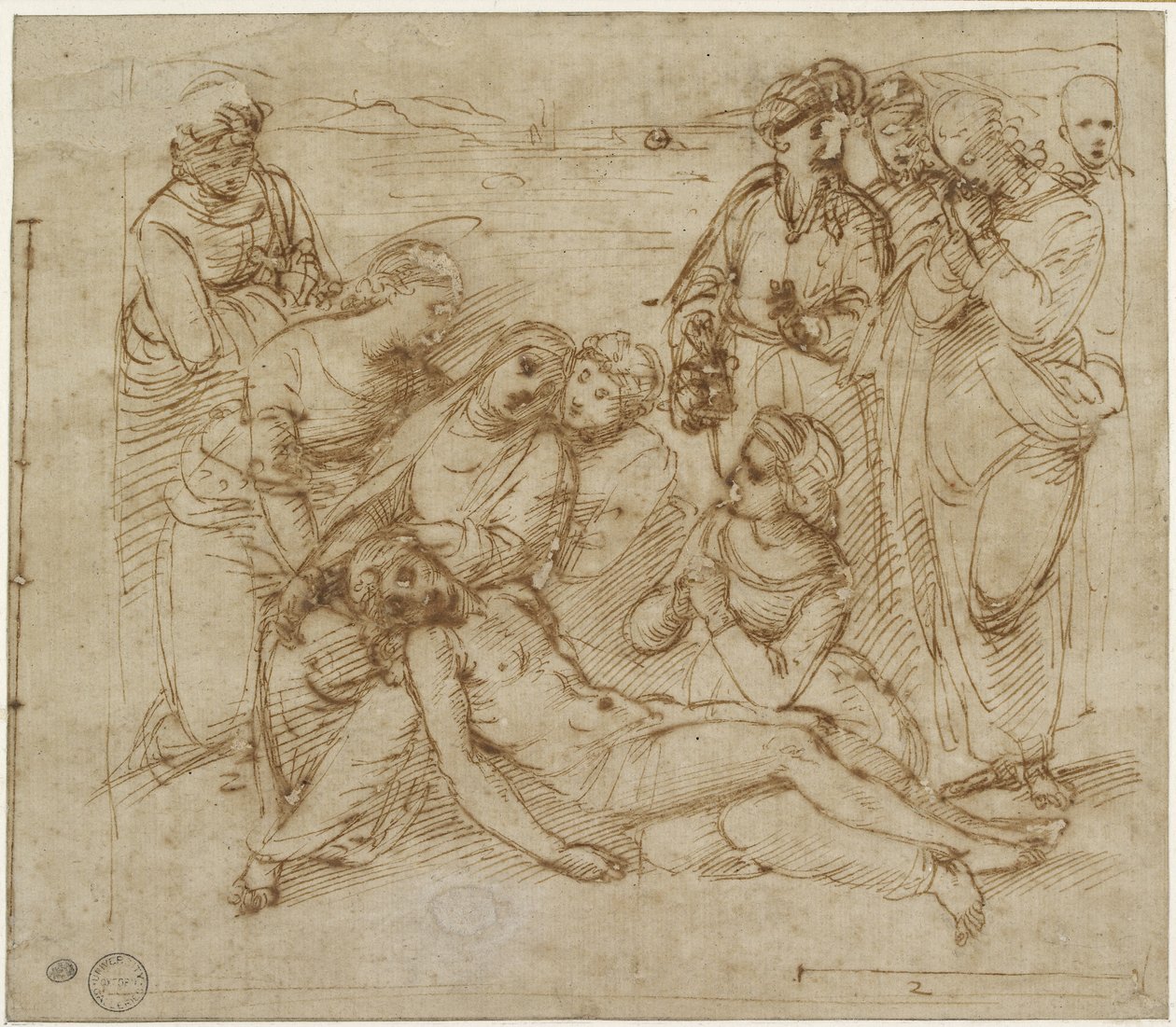 悲伤 作者 拉斐尔（Raffaello Sanzio Raphael）