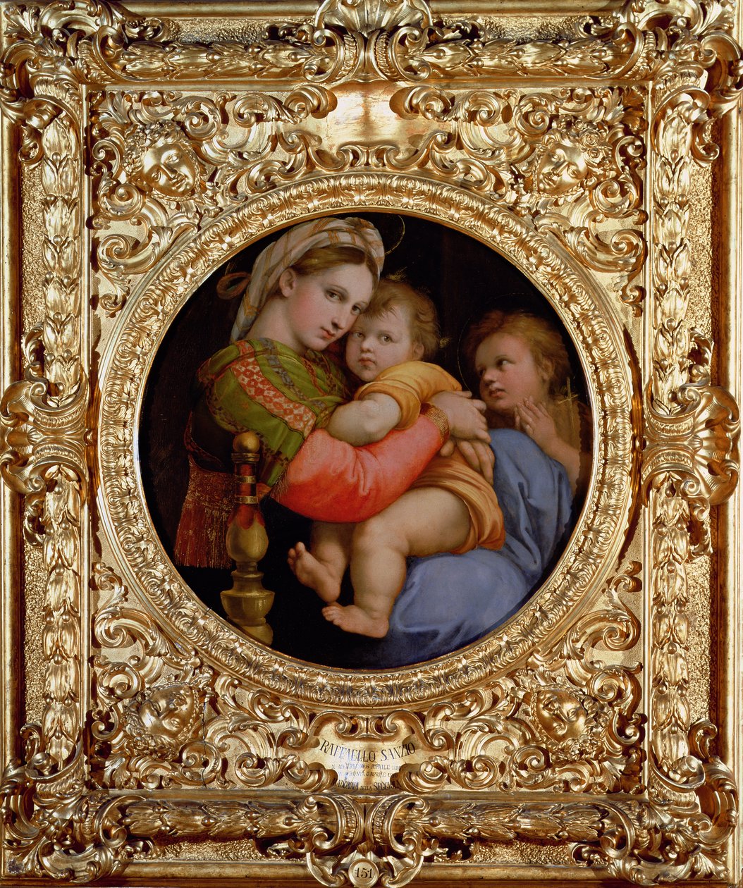 主持人麦当娜 作者 拉斐尔（Raffaello Sanzio Raphael）