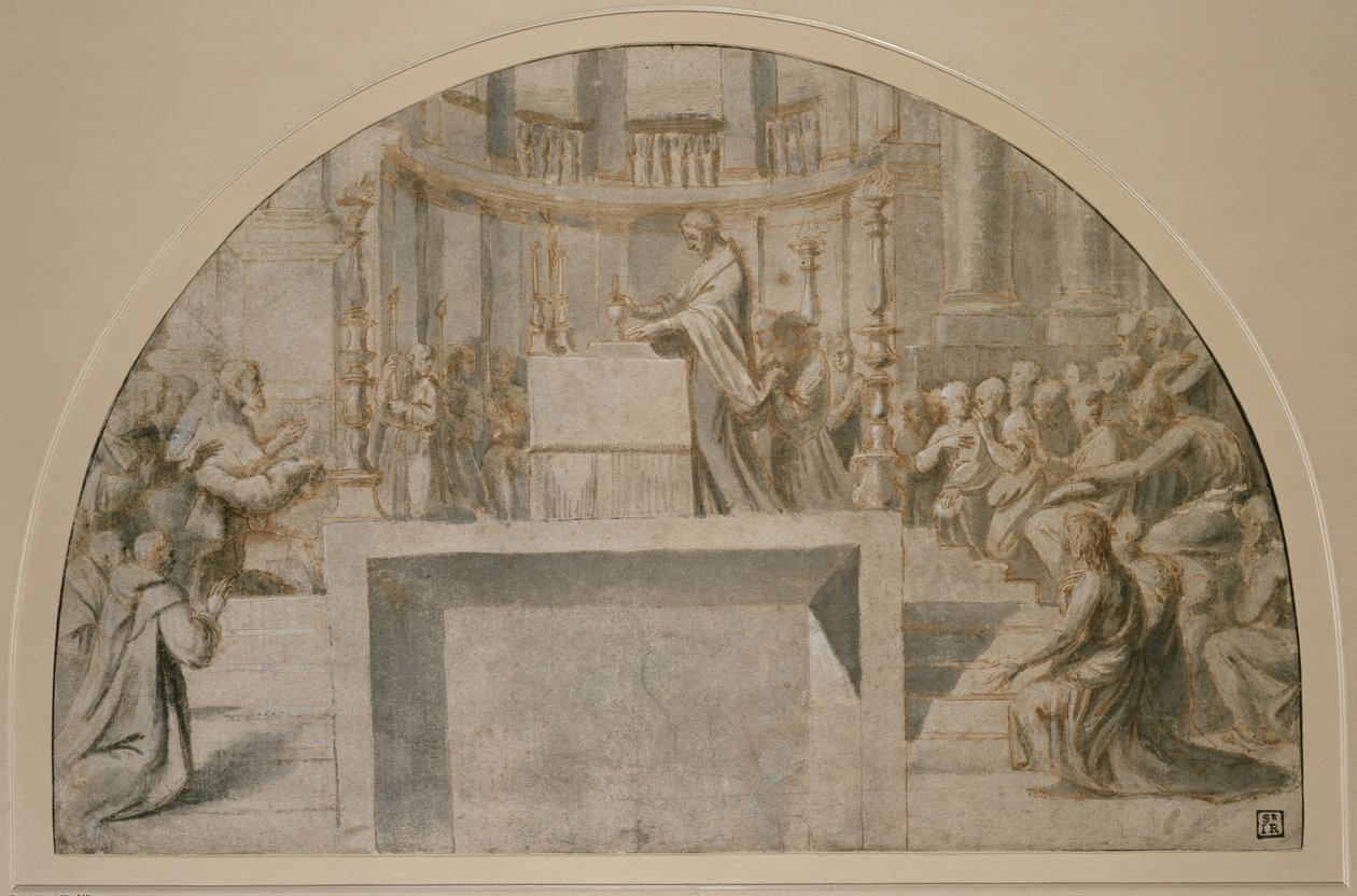 1846.273，Bolsena的神奇弥撒 作者 拉斐尔（Raffaello Sanzio Raphael）