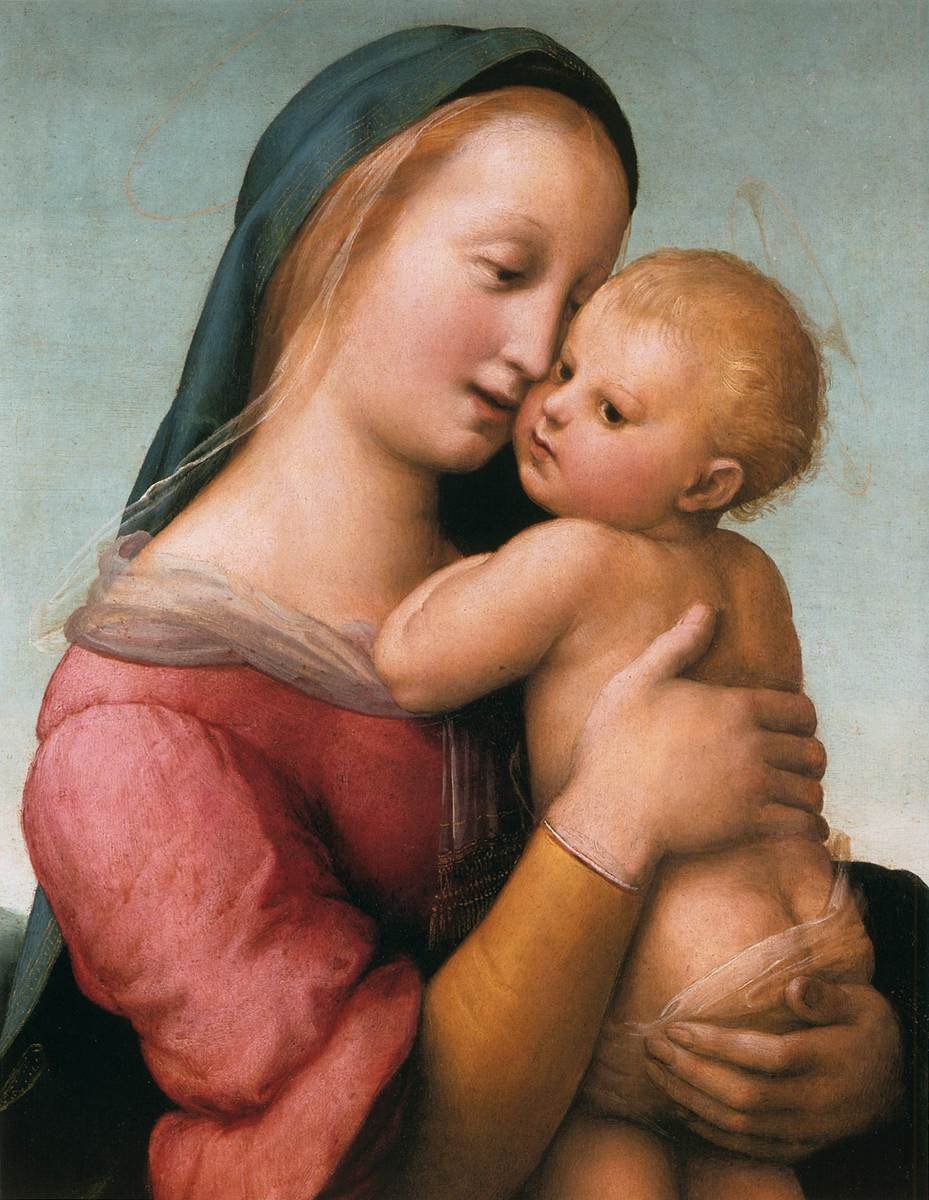 Tempia Madonna（细节） 作者 拉斐尔（Raffaello Sanzio Raphael）