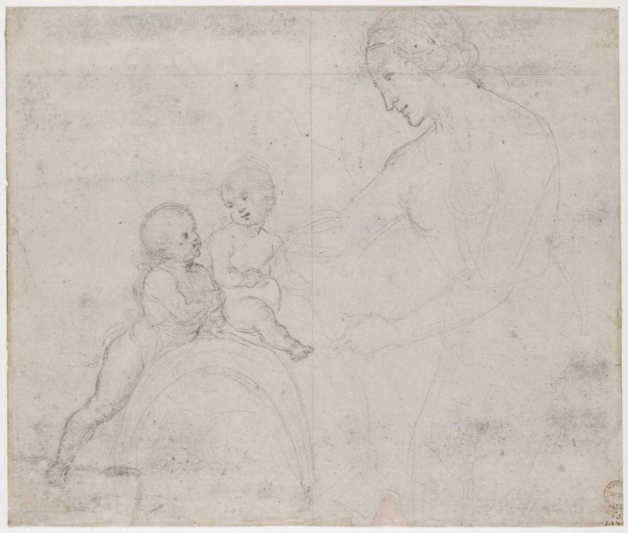圣母和圣母与圣约翰，WA1846.146 作者 拉斐尔（Raffaello Sanzio Raphael）
