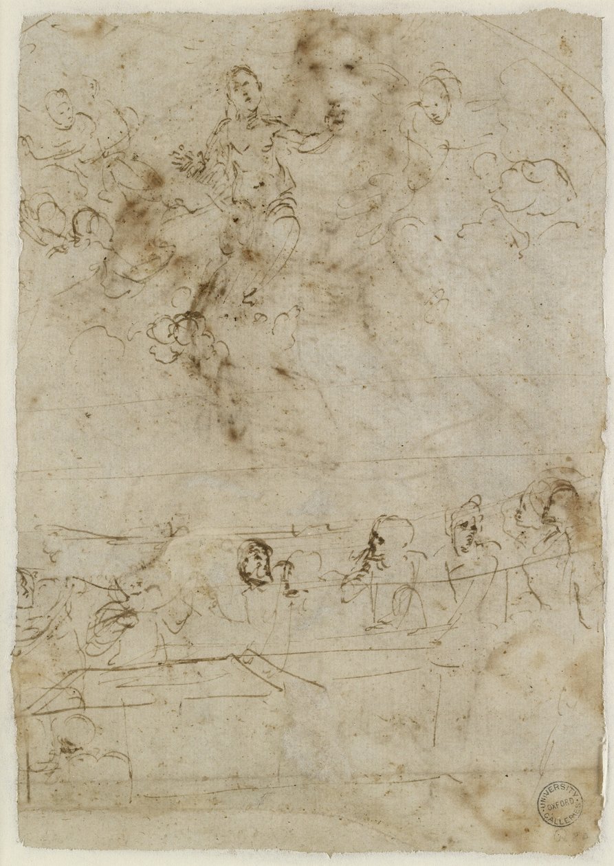 Verso：The Virgin of the Virgin，WA1846.195 作者 拉斐尔（Raffaello Sanzio Raphael）
