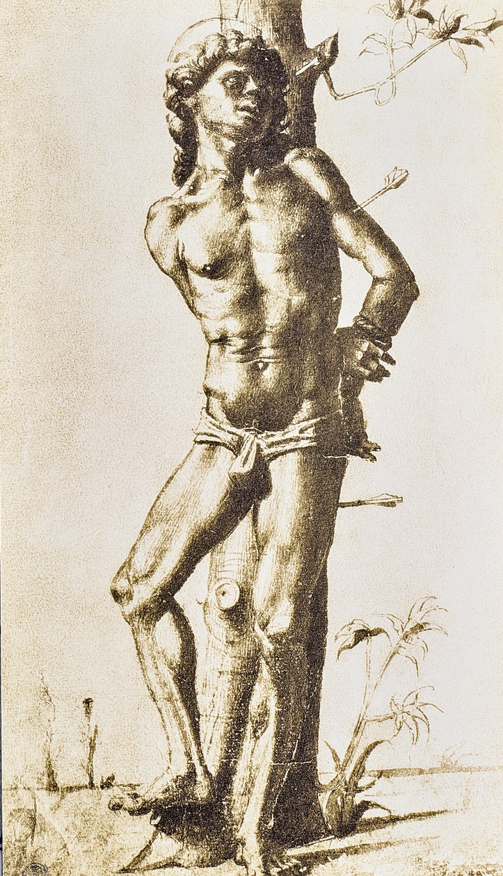由Raffaello Sanzio绘制的圣人图。内阁图纸和版画，乌菲齐画廊，佛罗伦萨 作者 拉斐尔（Raffaello Sanzio Raphael）