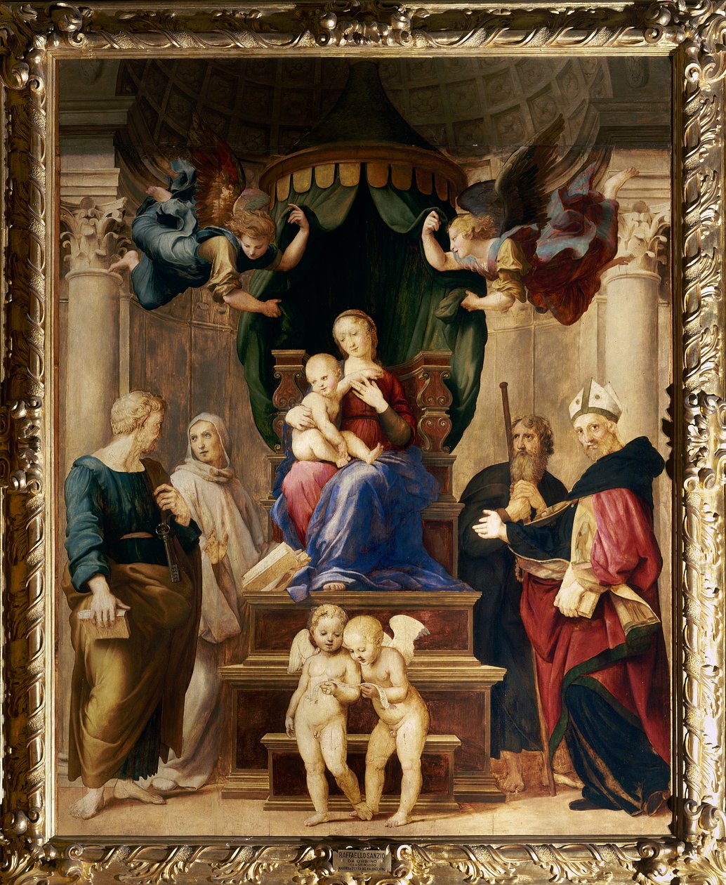 Madonna del Baldacchino，c.1507 作者 拉斐尔（Raffaello Sanzio Raphael）