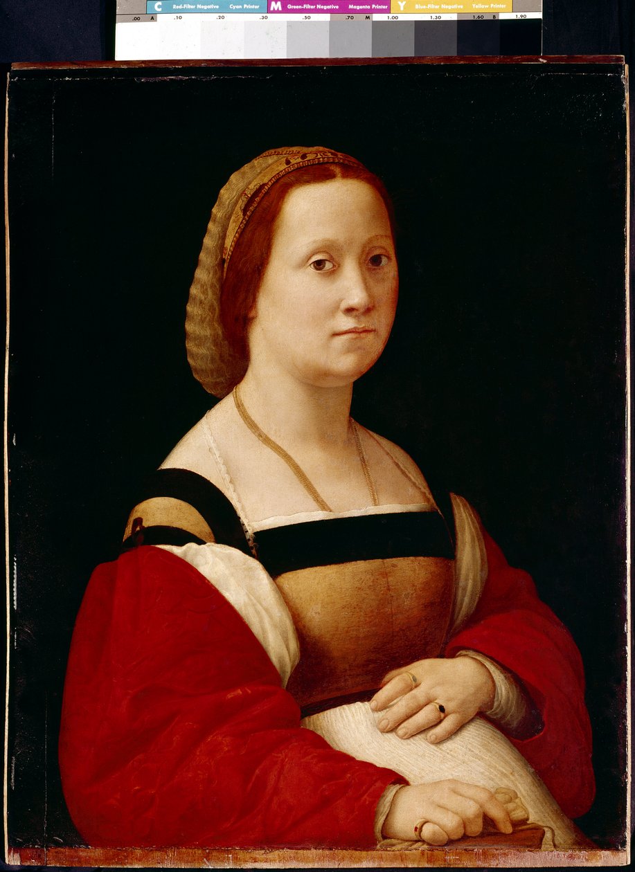 The Pregnant Woman (La Gravida) (oil on wood 作者 拉斐尔