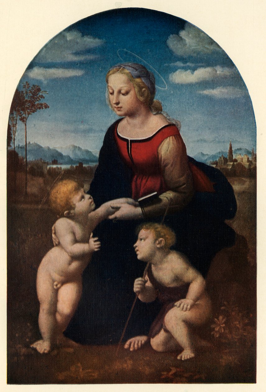 百丽花园（BelleJardinière），1507年，c1912 作者 拉斐尔（Raffaello Sanzio Raphael）