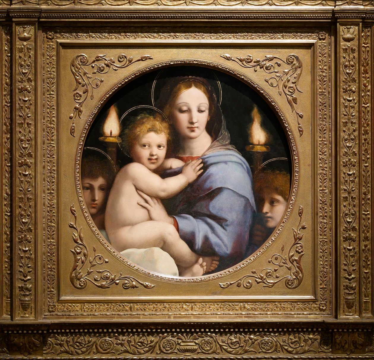 坎德拉布拉的麦当娜，1513年 作者 拉斐尔（Raffaello Sanzio Raphael）